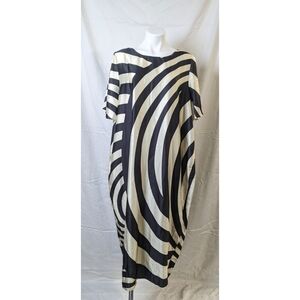 Black and White Striped Dress